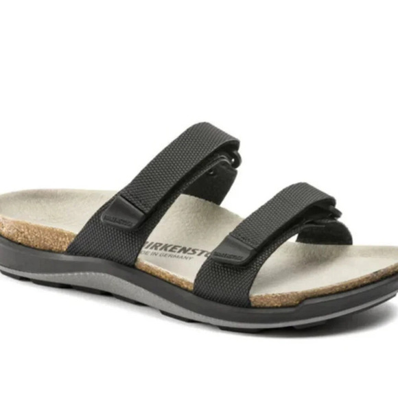 NWOT Birkenstock Men\'s Sahara Black Sandals Slip On Shoes. Sz: EU43/US 10 main image 9